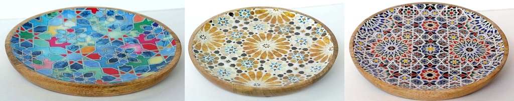 PLATO MAD-RES 25CM MOSAIC 1