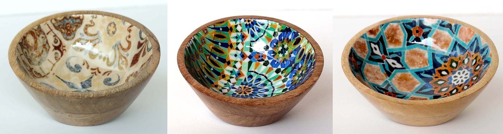 CUENCO MAD-RES 12X5CM MOSAIC 2