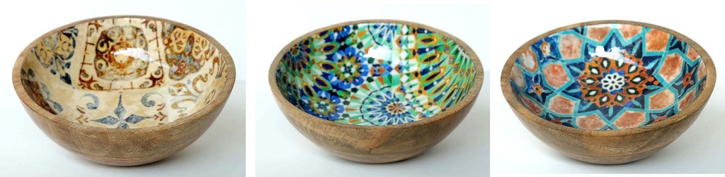 CUENCO MAD-RES 20X7CM MOSAIC 2