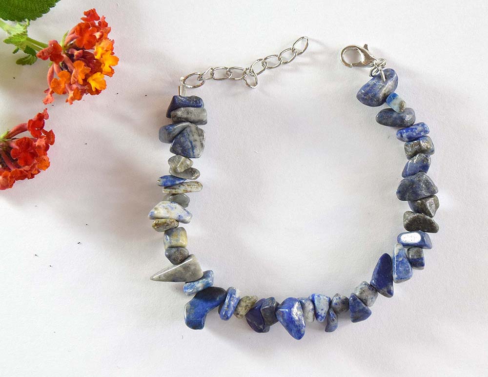 PULSERA PIEDRAS LAPISLAZUL 032