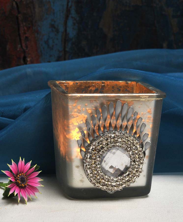 VELERO CUBO PLATEAD C/MEDALL 7