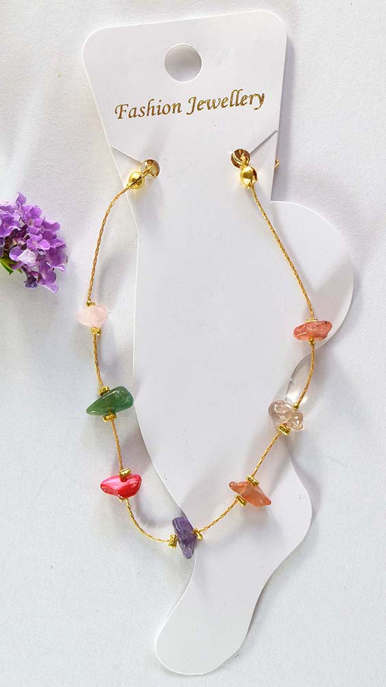 TOBILLERA PIEDRAS 7 CHAKRA 033