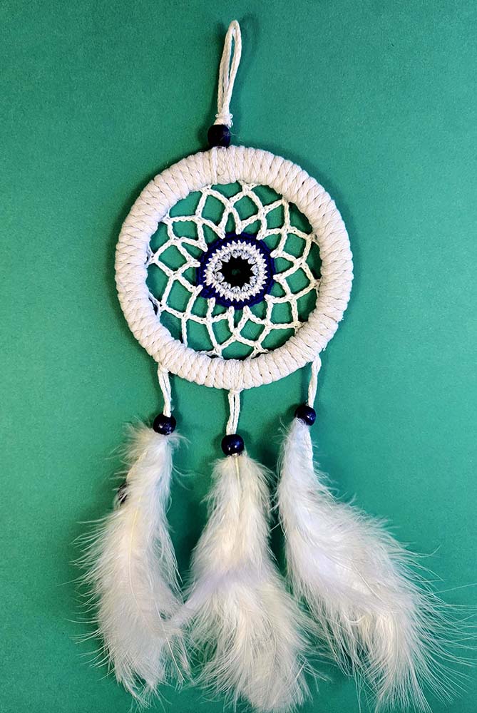 ATRAPASUEÑO OJO TURCO MACRAM