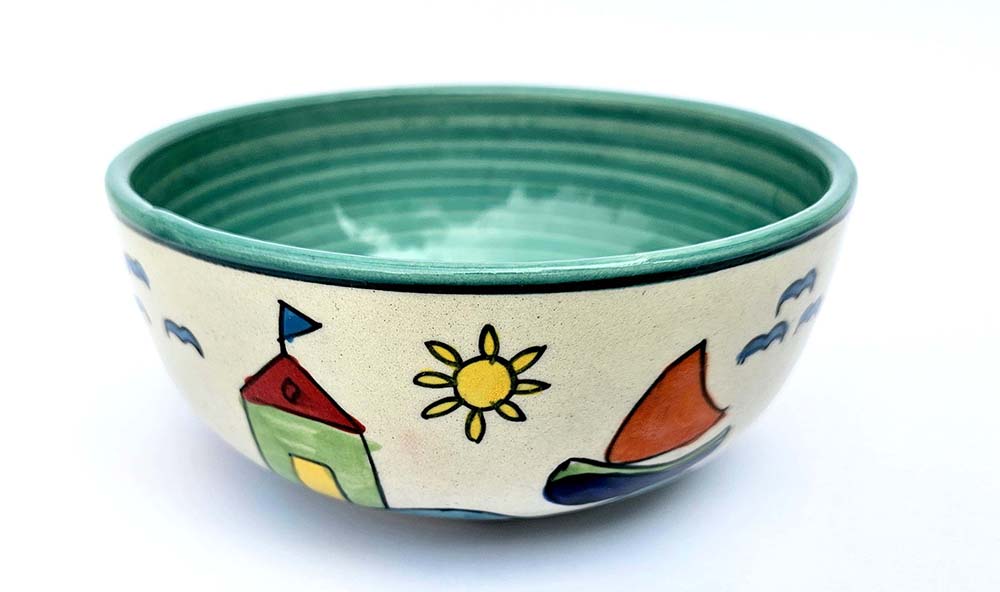 CUENCO CERAM PINT 14 CM M-610