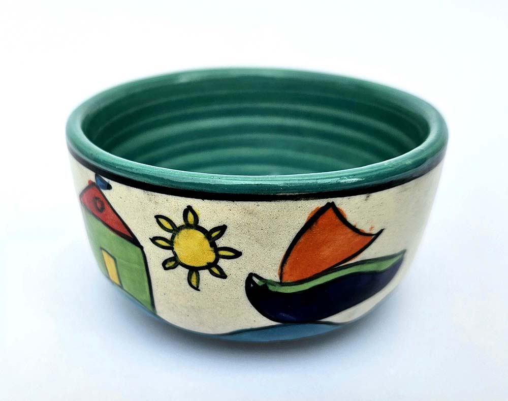 CUENCO CERAM PINT 9 CM M-611