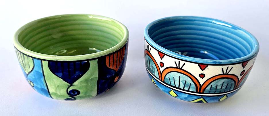 CUENCO CERAM PINT 9 CM M-617