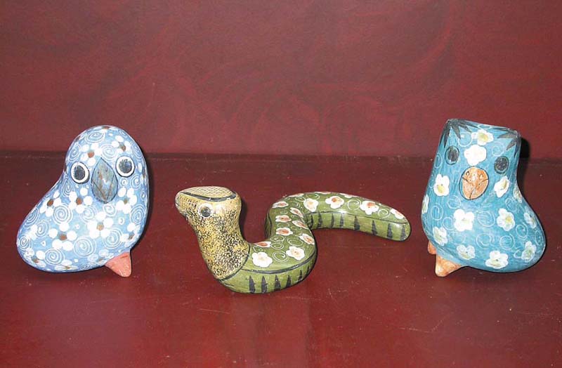 ANIMAL CER.BRUÑIDA FLOR 13 CM