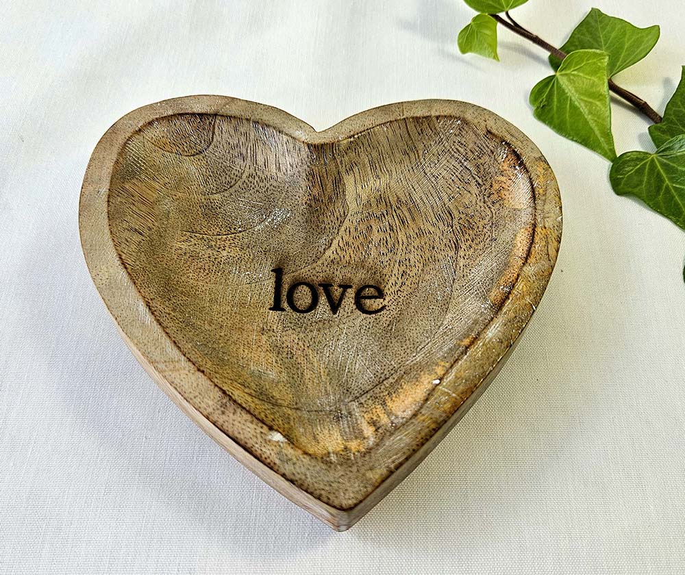 BANDEJA MAD CORAZON LOVE 15 CM