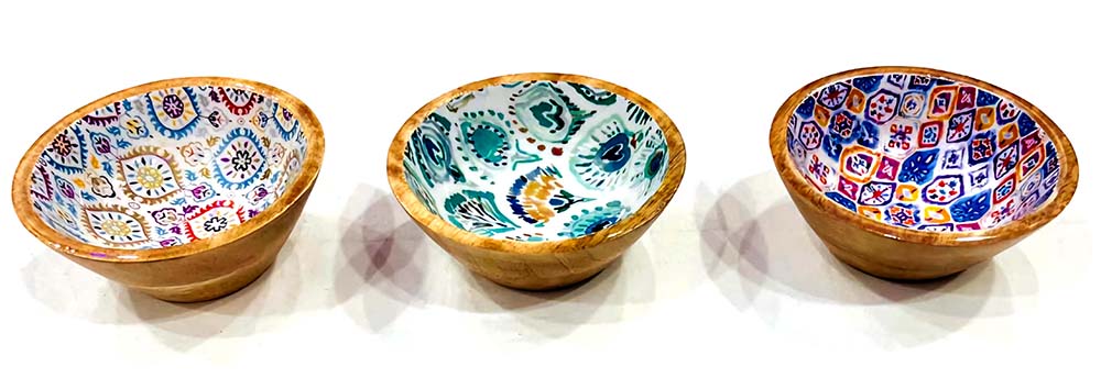 CUENCO MAD/RESIN GEOMET 12X5 P