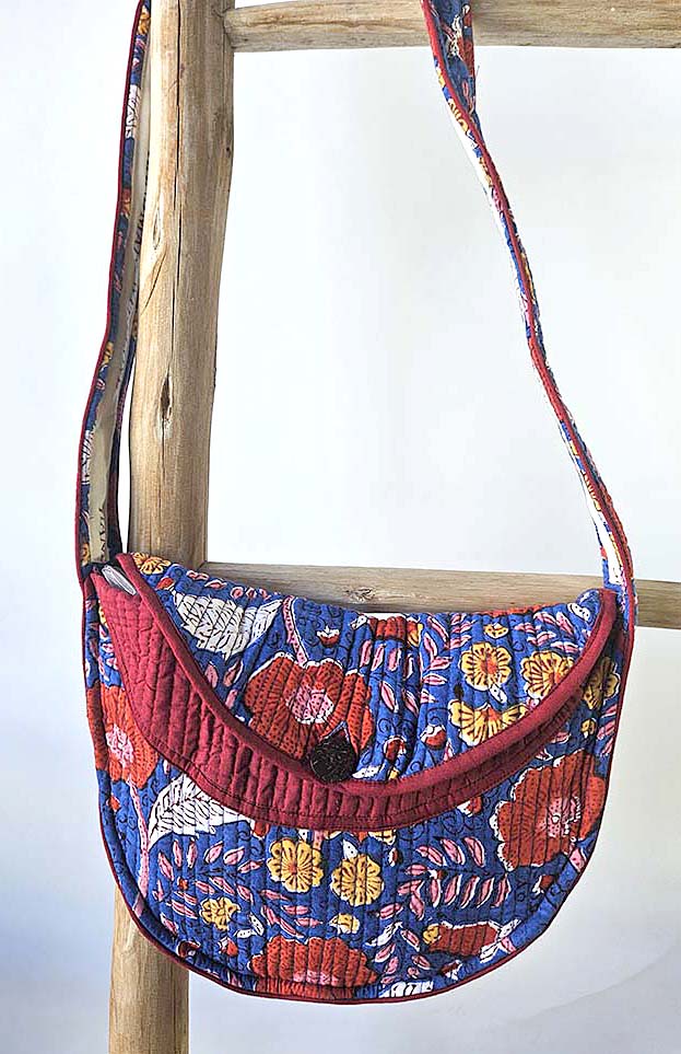 BOLSO ALG RED BLOCK PRINT 26 M
