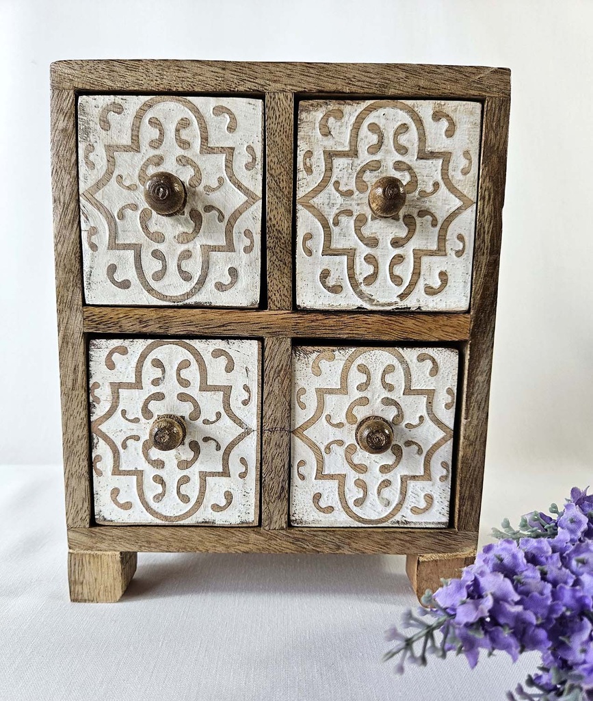 MUEBLE MINI 4 CAJ ARABES 22X17