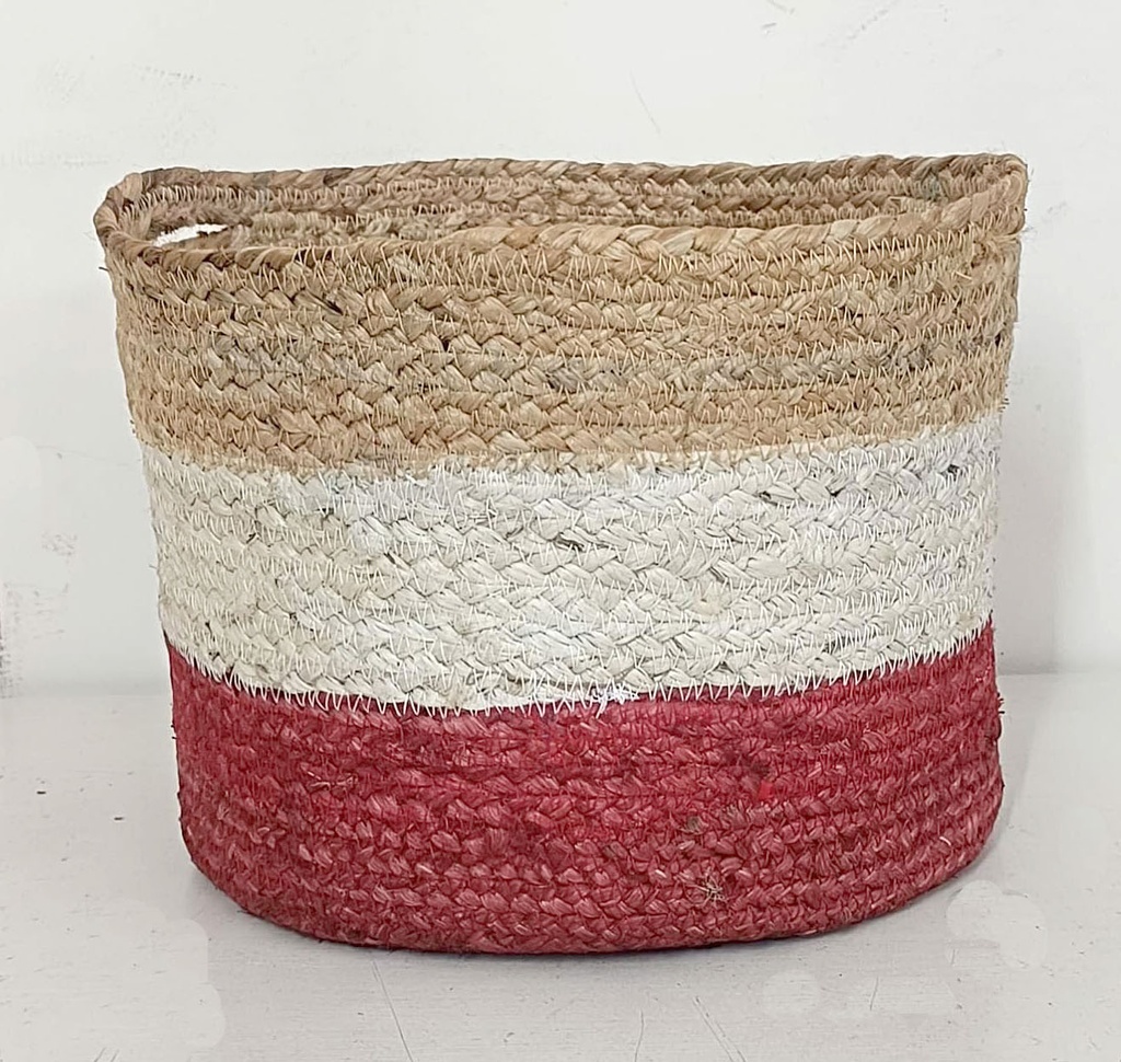 CESTO C/ASA YUTE-COLOR 28X23
