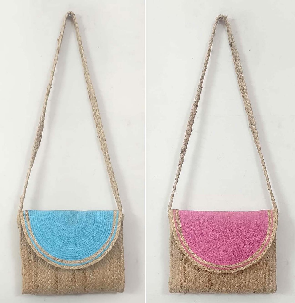 BOLSO YUTE C/SOLAPA ALG 30X25