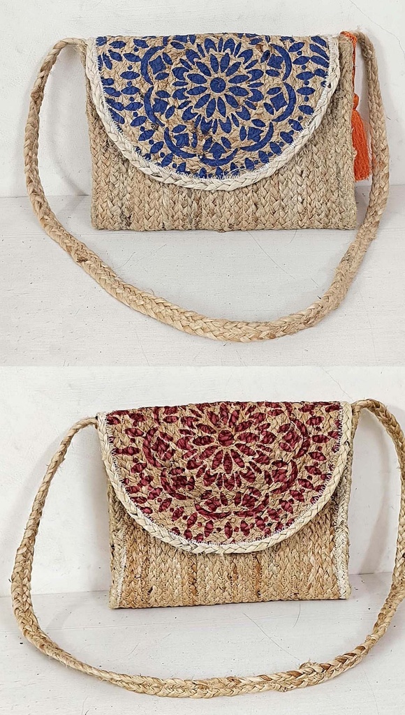 BOLSO YUTE SOLAPA PRINT 30X23