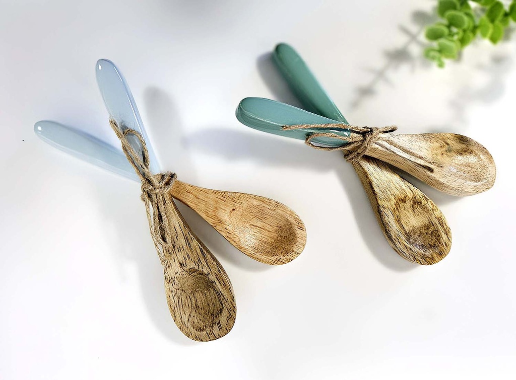 SET 4 CUCHARAS MAD ESMALT 14CM