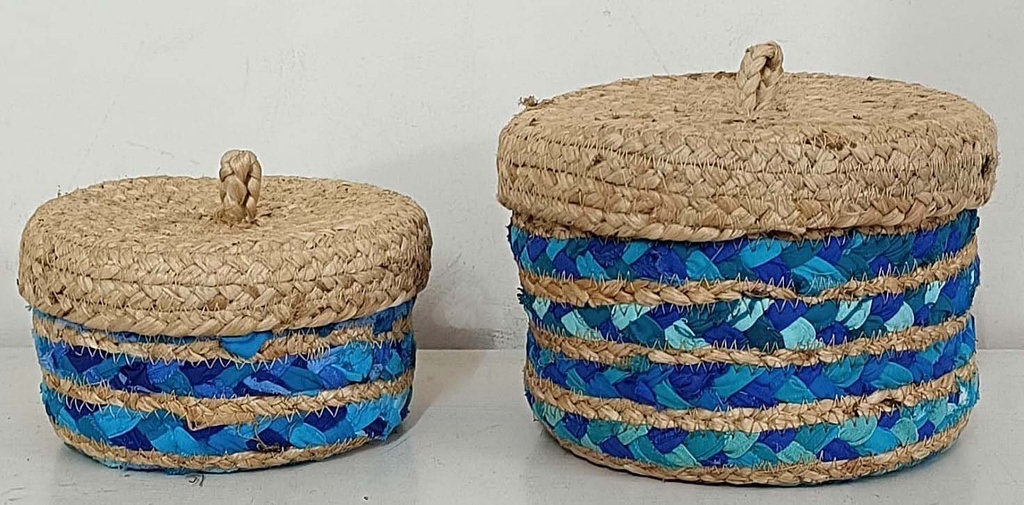 SET 2 CESTOS C/TAPA YUT-SAR 19