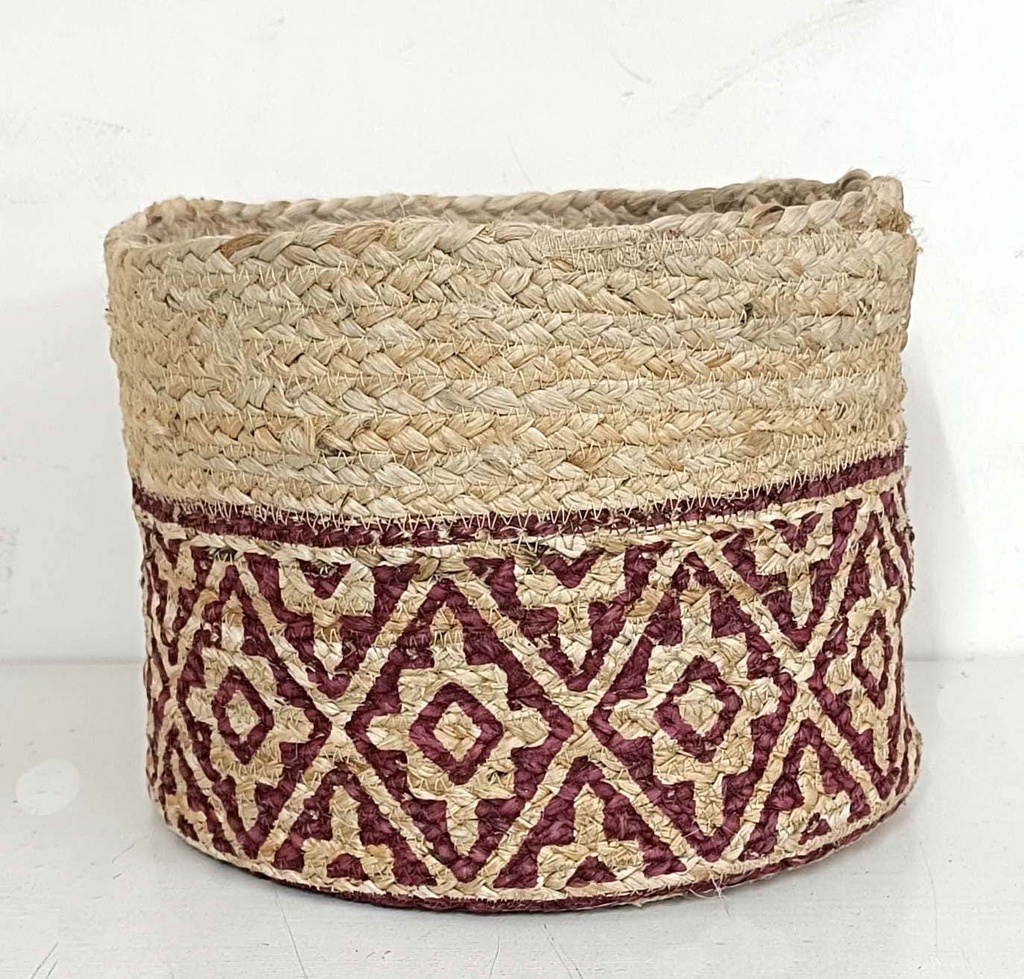 CESTO C/ASA YUTE-PRINT 28X23