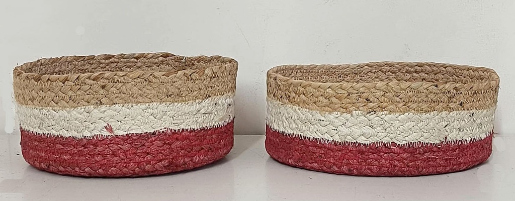 SET 2 CESTOS YUTE-COLOR 25,19