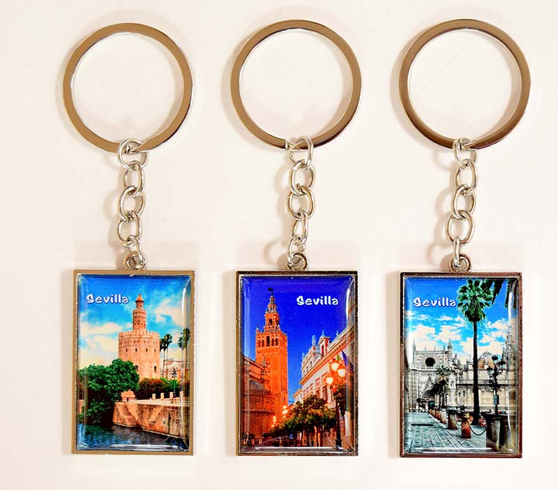 LLAVERO RESINA 1 CARA SEVILLA