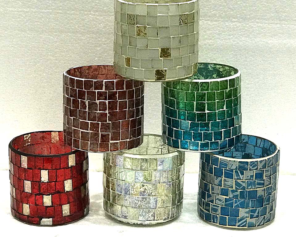 VASO VID MOSAIC 8 CM