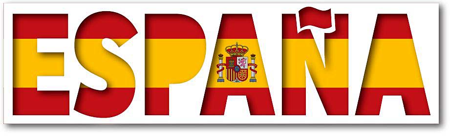 IMAN 2D ESPAÑA MAD 12X4 CM