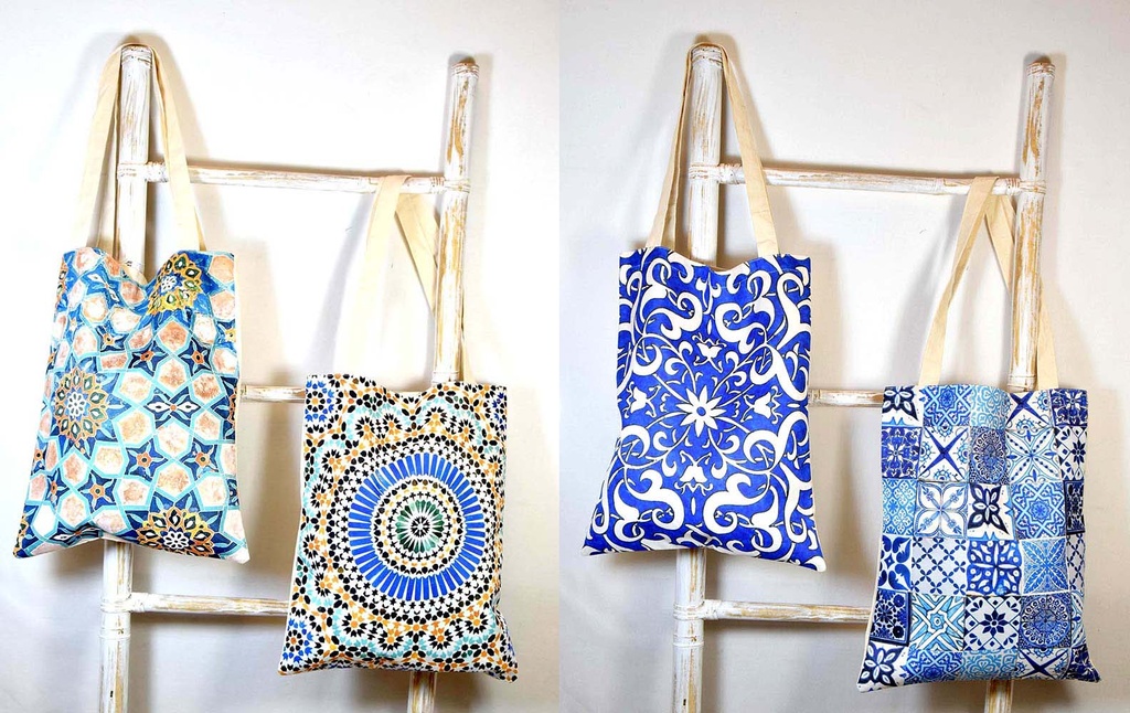 BOLSO ALG MOSAICO 43X34 CM