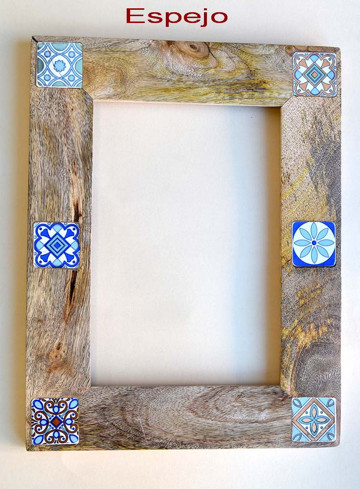 ESPEJO MAD MOSAICO 44X34 CM