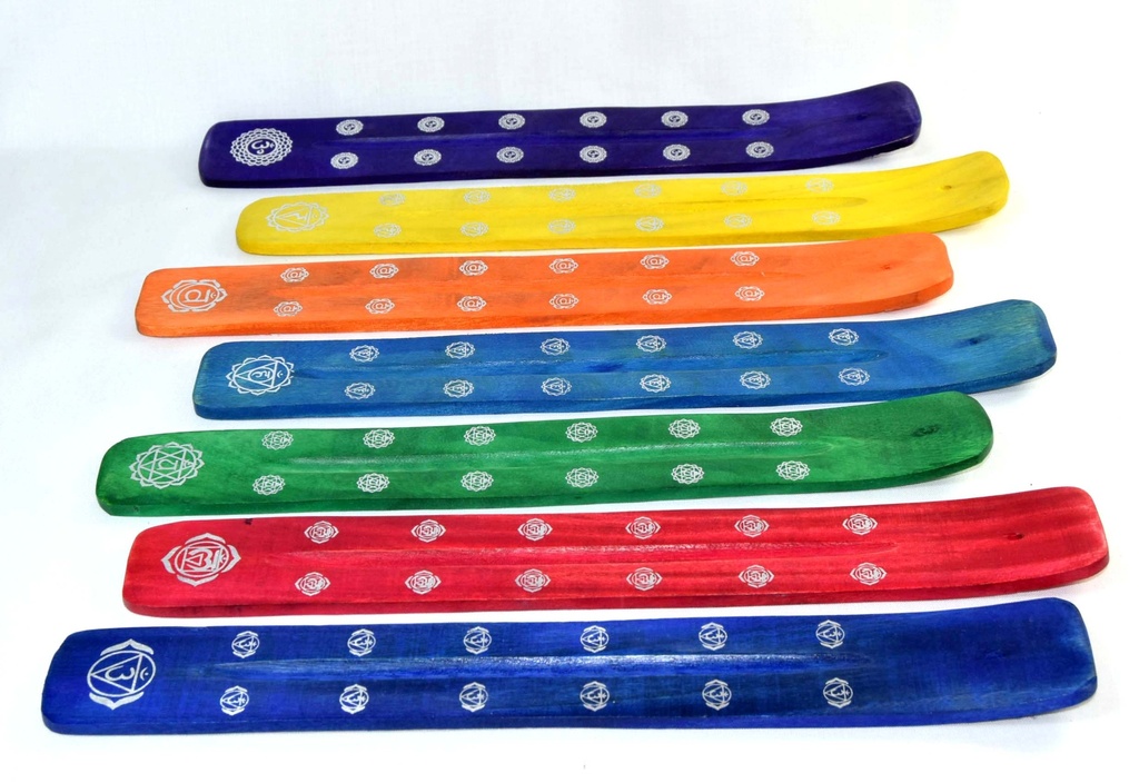 PORTAINCIENSO MADERA 7 CHAKRAS