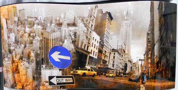 CUADRO LACADO RELIEVE 38X80X7