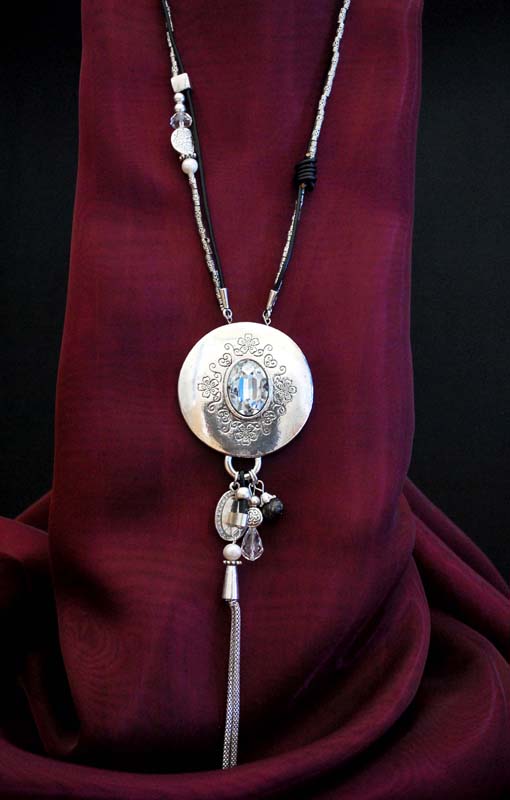 COLLAR CORAZON CRISTAL 50 CM