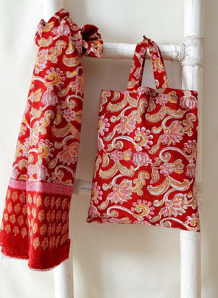 SET 2 BOLSO Y PAREO ALG Nº2