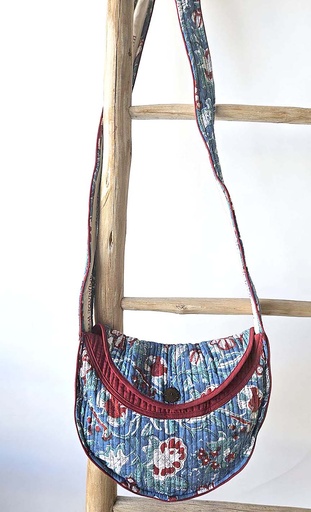 [4075459] BOLSO ALG RED BLOCK PRINT 26CM