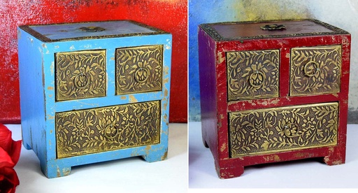 [9075971] MUEBLE MINI MAD PINT MET 4 CAJ